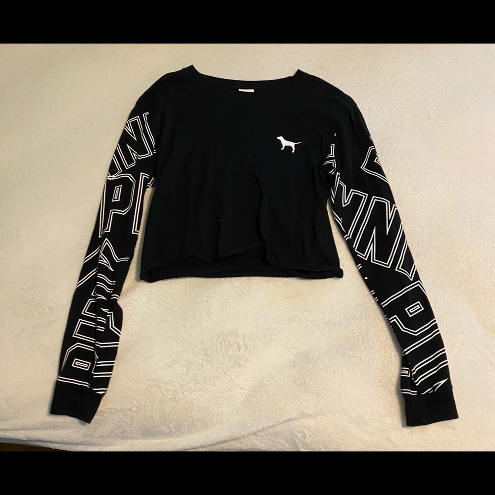 PINK cropped long sleeve